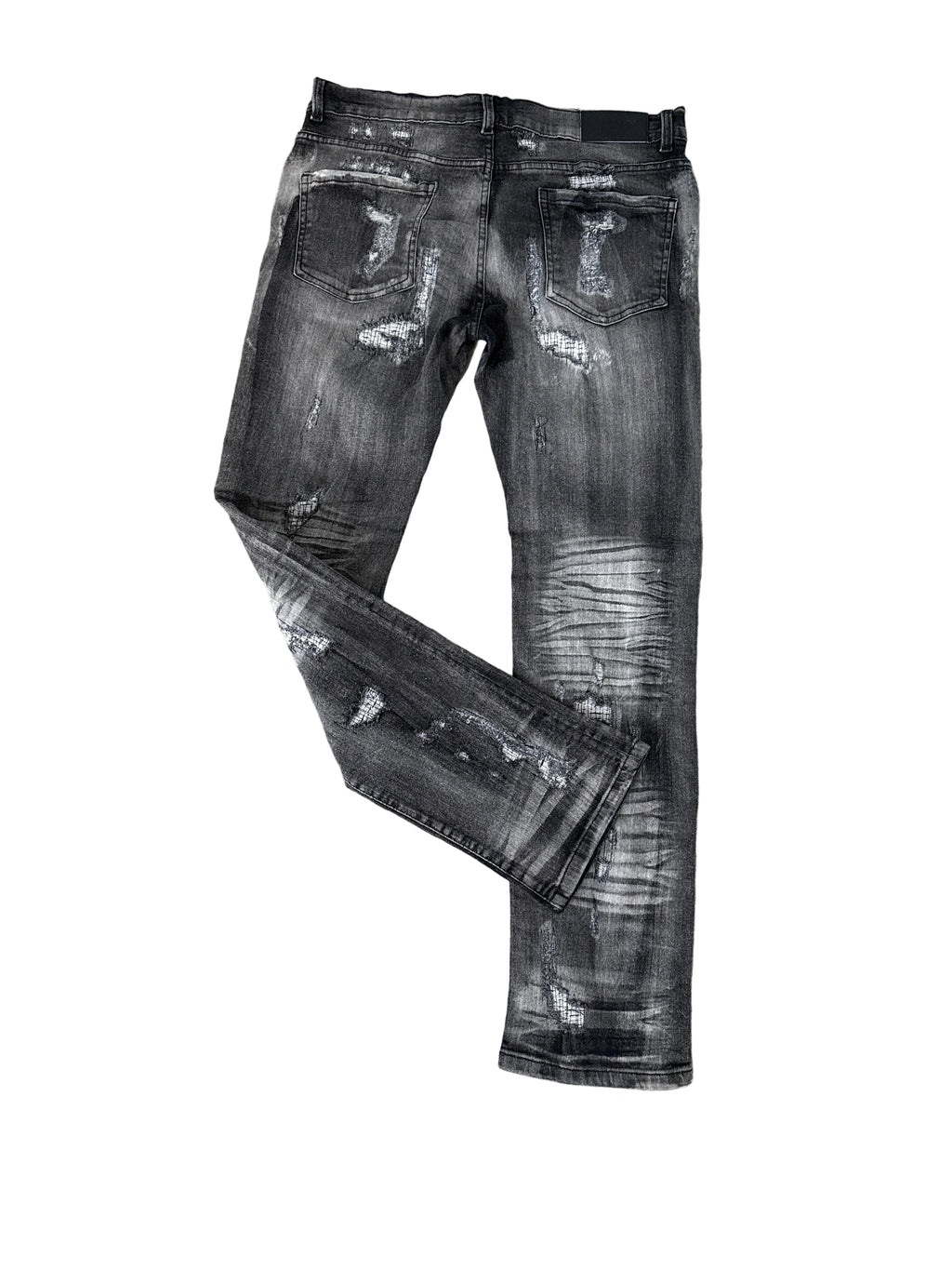 Mens patch jeans