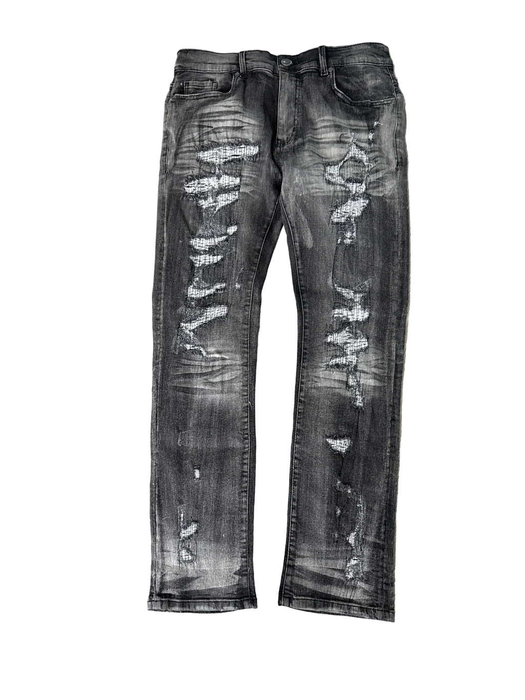 Mens patch jeans