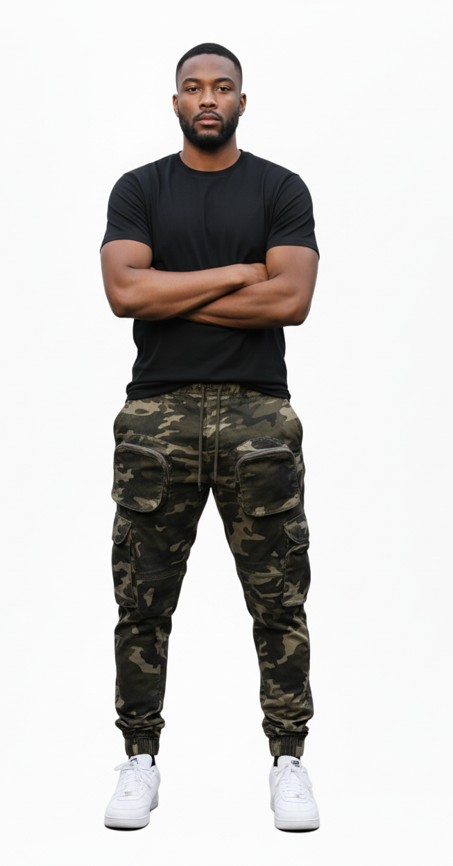 Mens Camouflage joggers