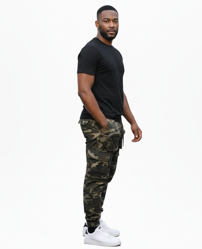 Mens Camouflage joggers